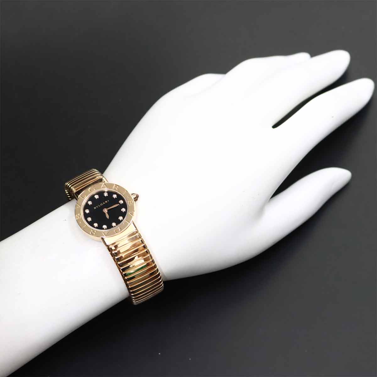 BVLGARIBVLGARI Tubogas BBLP262TG Quartz 12P Diamond 750PG