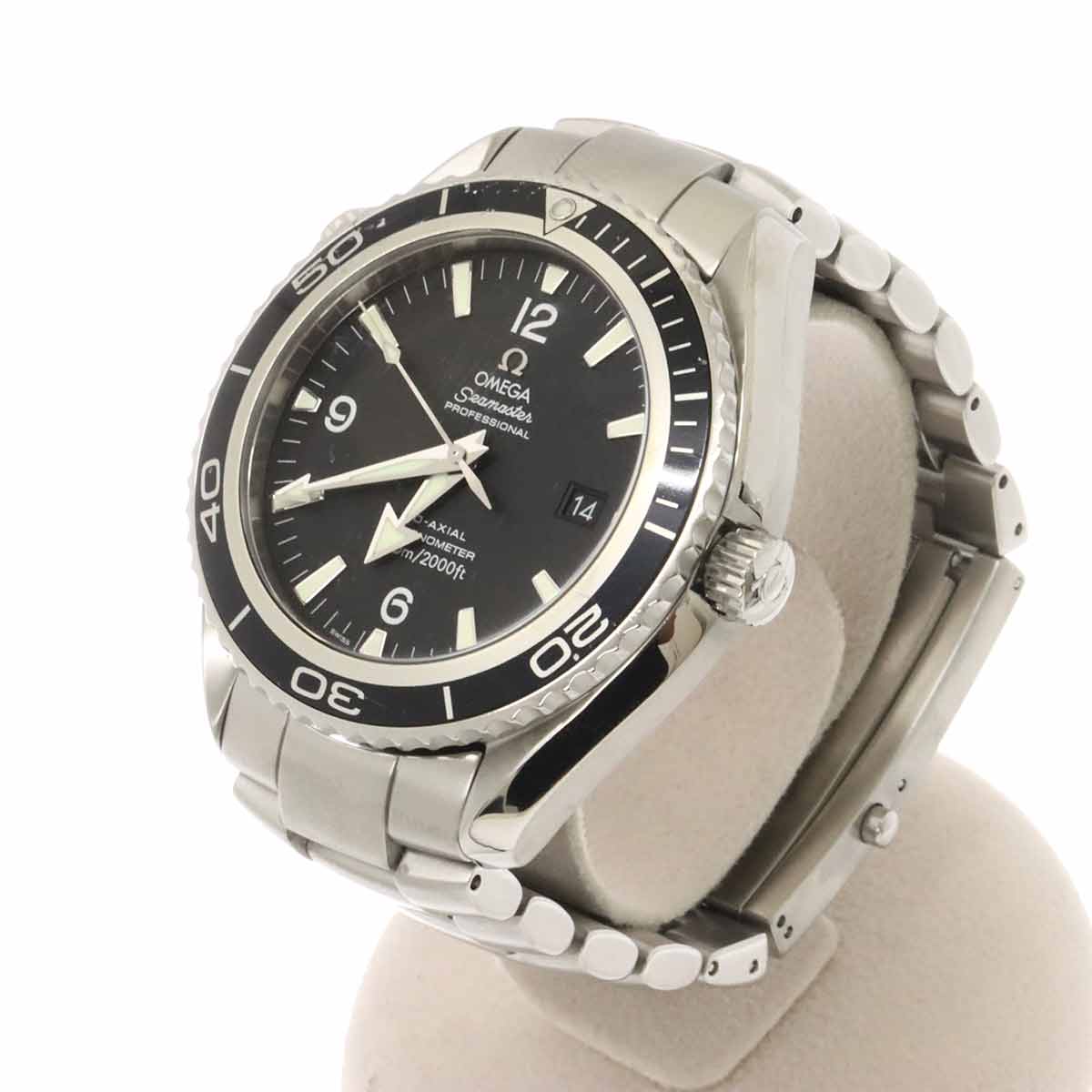 Seamaster Planet Ocean 2200 50 Automatic Date Black Dial Mens