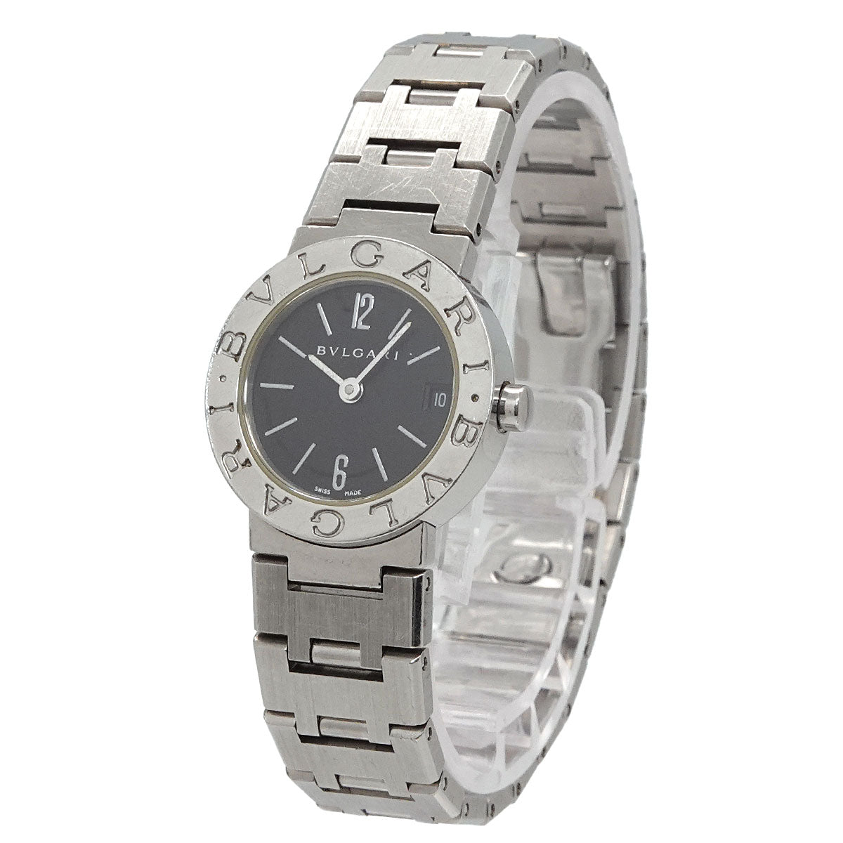 BVLGARIBVLGARI BB23SS Quartz Black Dial Ladies Watch
