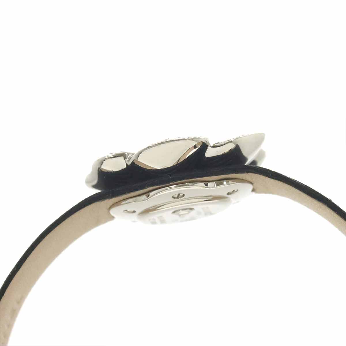 Camellia H1187 Quartz Diamond 750 WG White Shell Dial