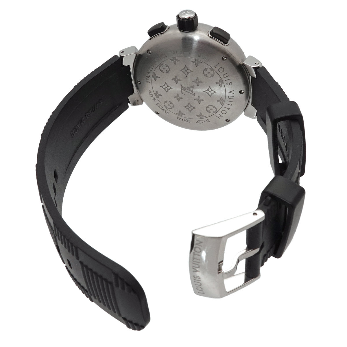 Tambour In Black Q118F Quartz Analog Digital Watch