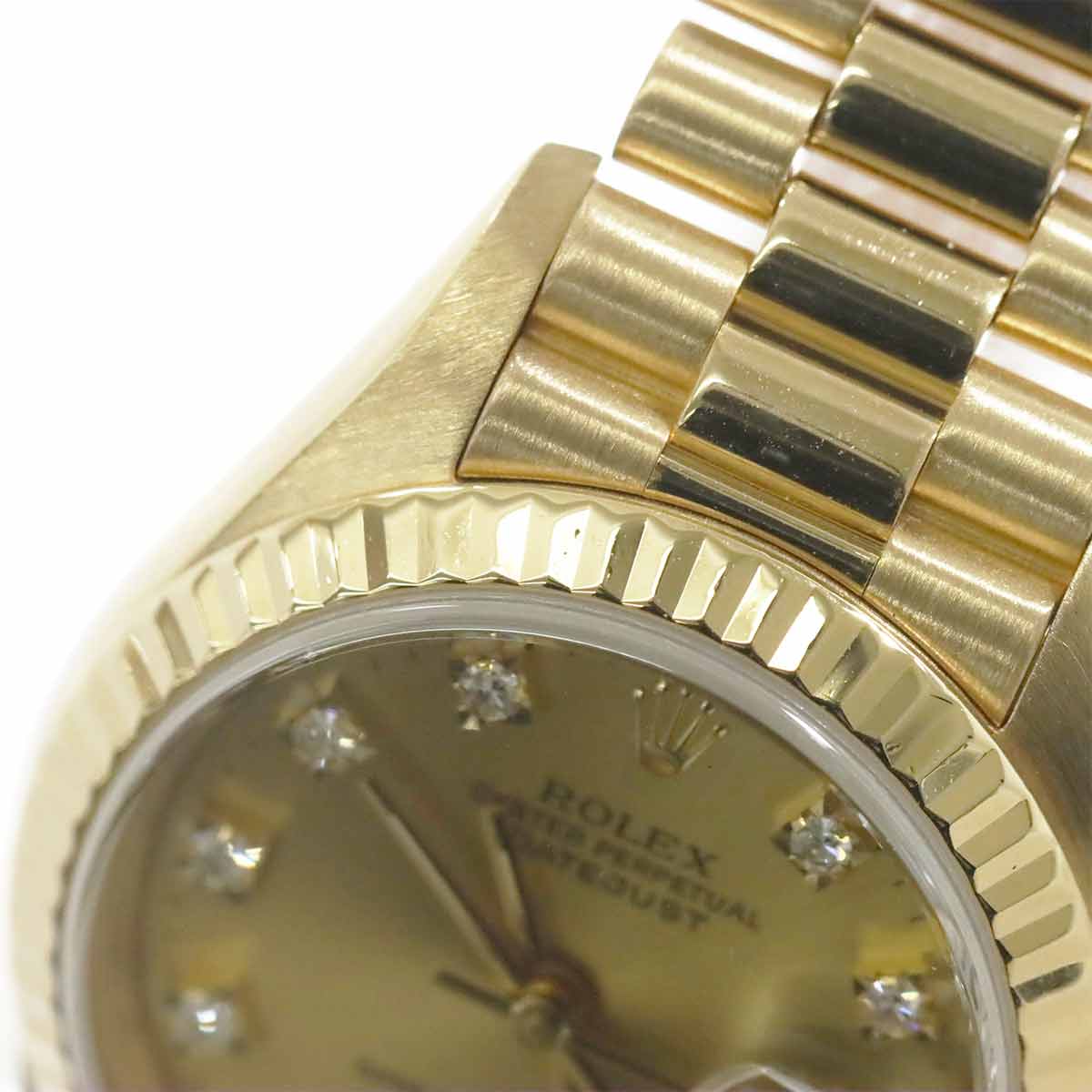 Datejust 69178G Serial X 750 YG 10P Diamond Gold Dial Ladies