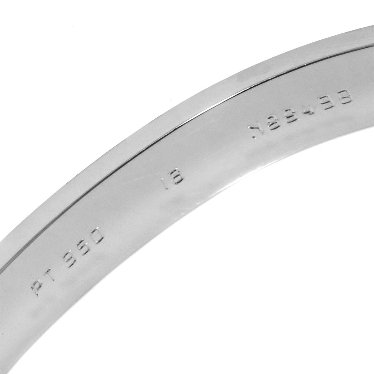 Love Bracelet Bangle Pt Platinum Size18