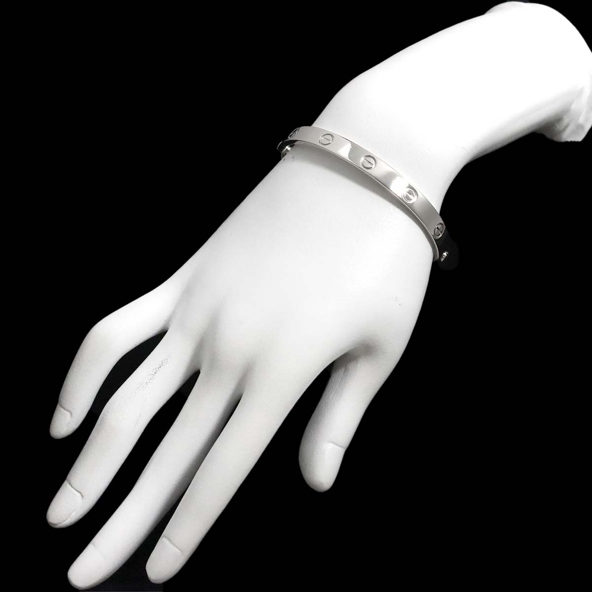 Love Bracelet Bangle Pt Platinum Size18