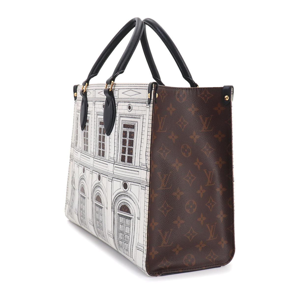 Monogram Onthego MM Tote Shoulder Bag M59264 Fornasetti