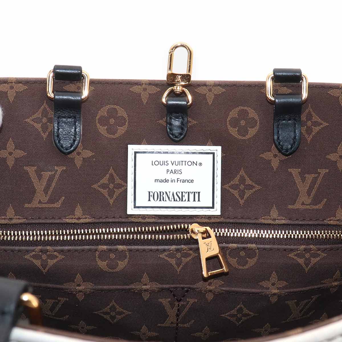 Monogram Onthego MM Tote Shoulder Bag M59264 Fornasetti
