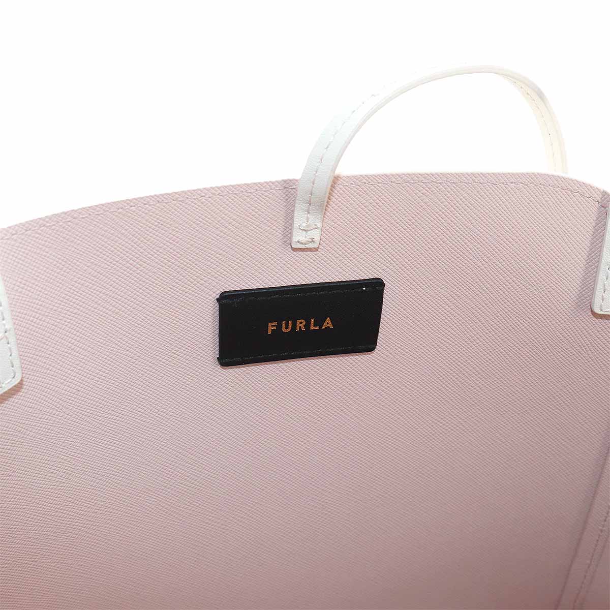 Tote Bag Leather White Pouch