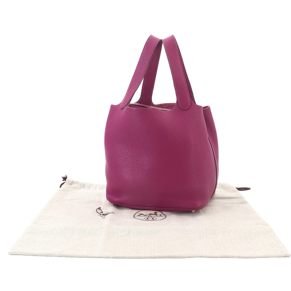 Picotin Lock 22 MM Hand Bag Taurillon Clemence Tosca