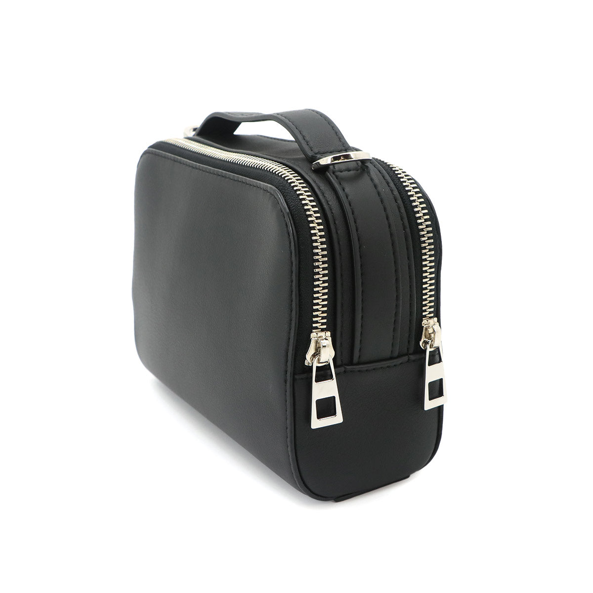 Mini crossbody camera Bag Hand Shoulder Bag Leather Black Anagram