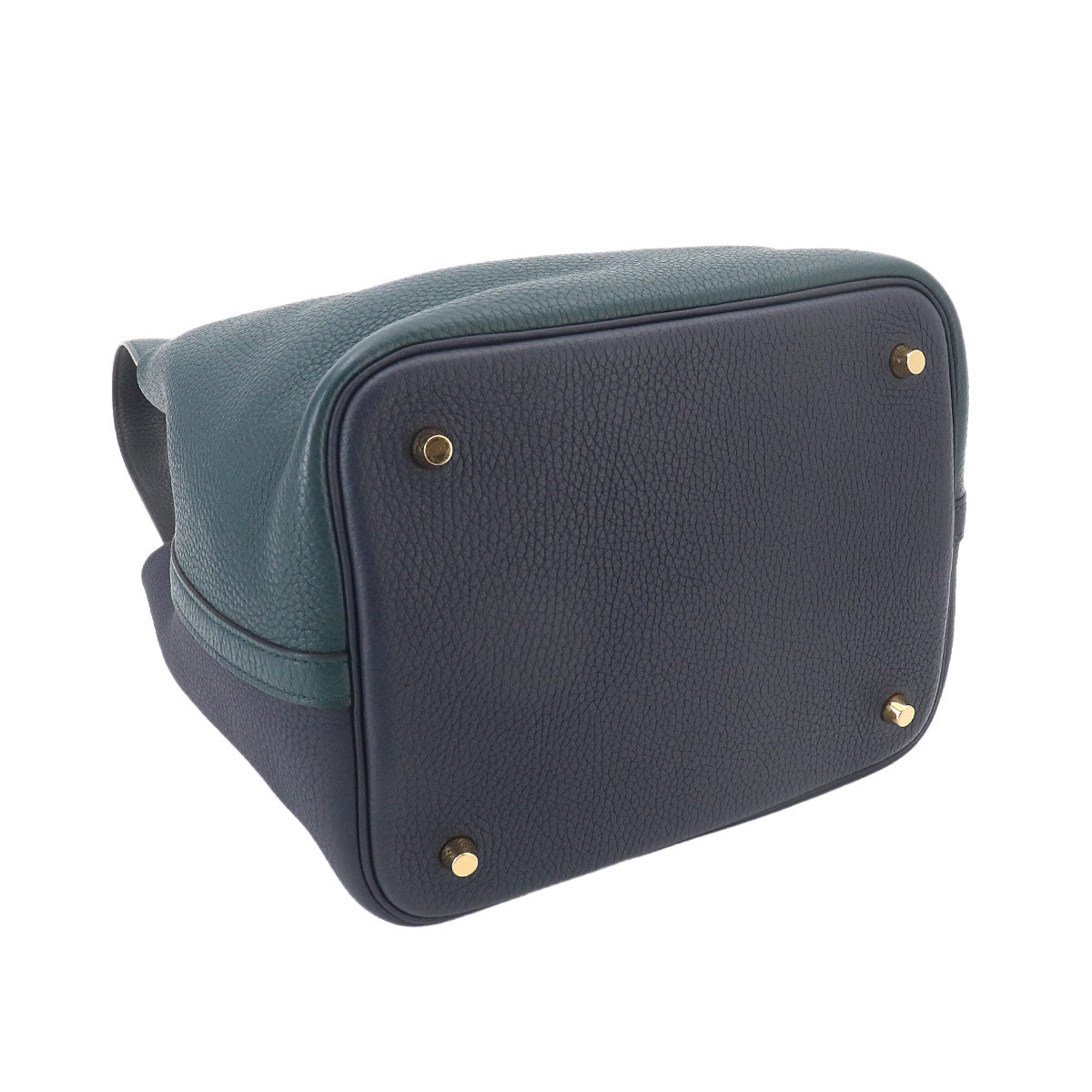 Picotin Lock Casaque MM Hand Bag Taurillon Clemence Vert cypres