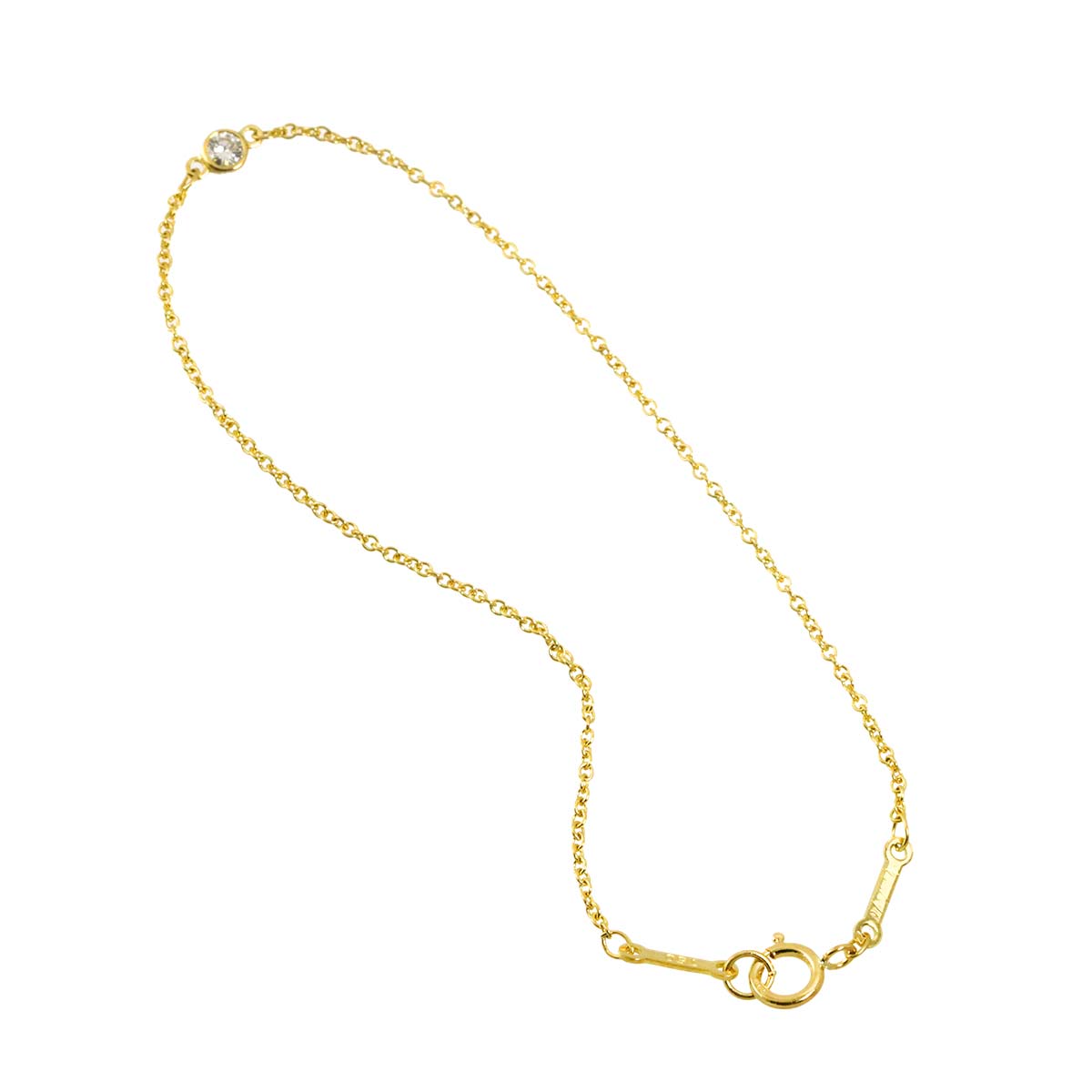 By The Yard Diamond 1P Bracelet 18K Yellow Gold 750