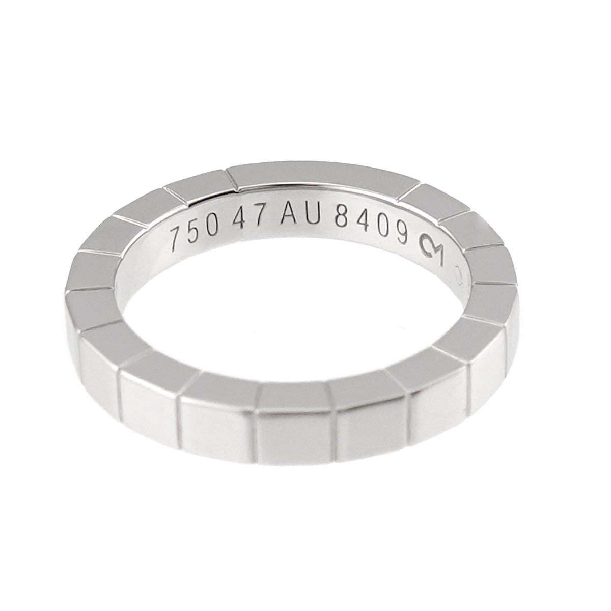 Laniere Ring 18K White Gold 750 Size47 4(US)