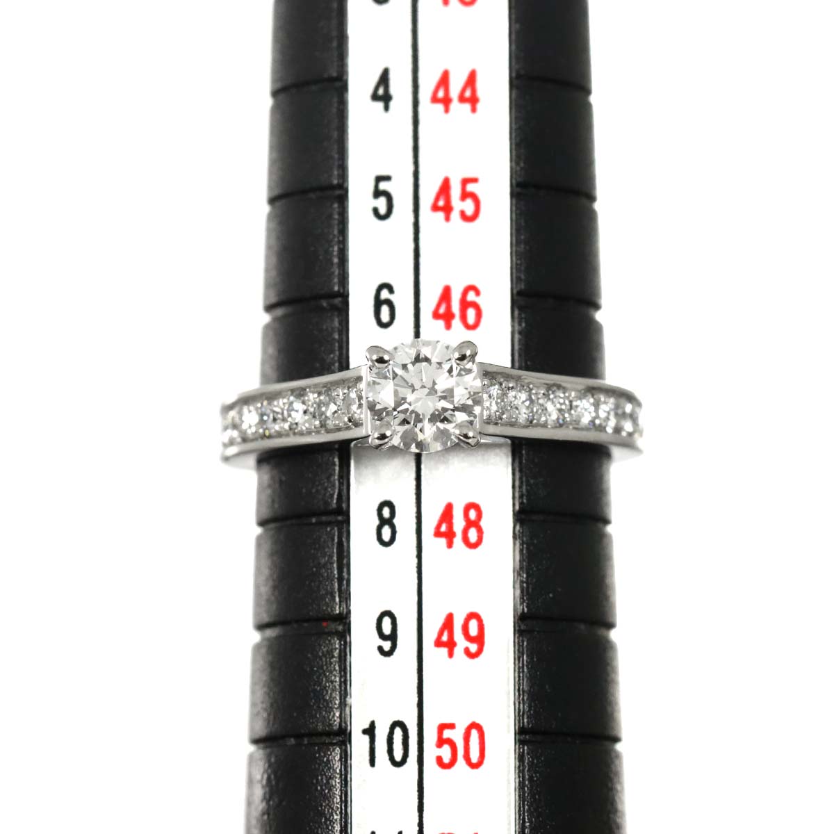 Diamond 0.40ct G/VVS2/3EX Ring Platinum Size47 4(US)
