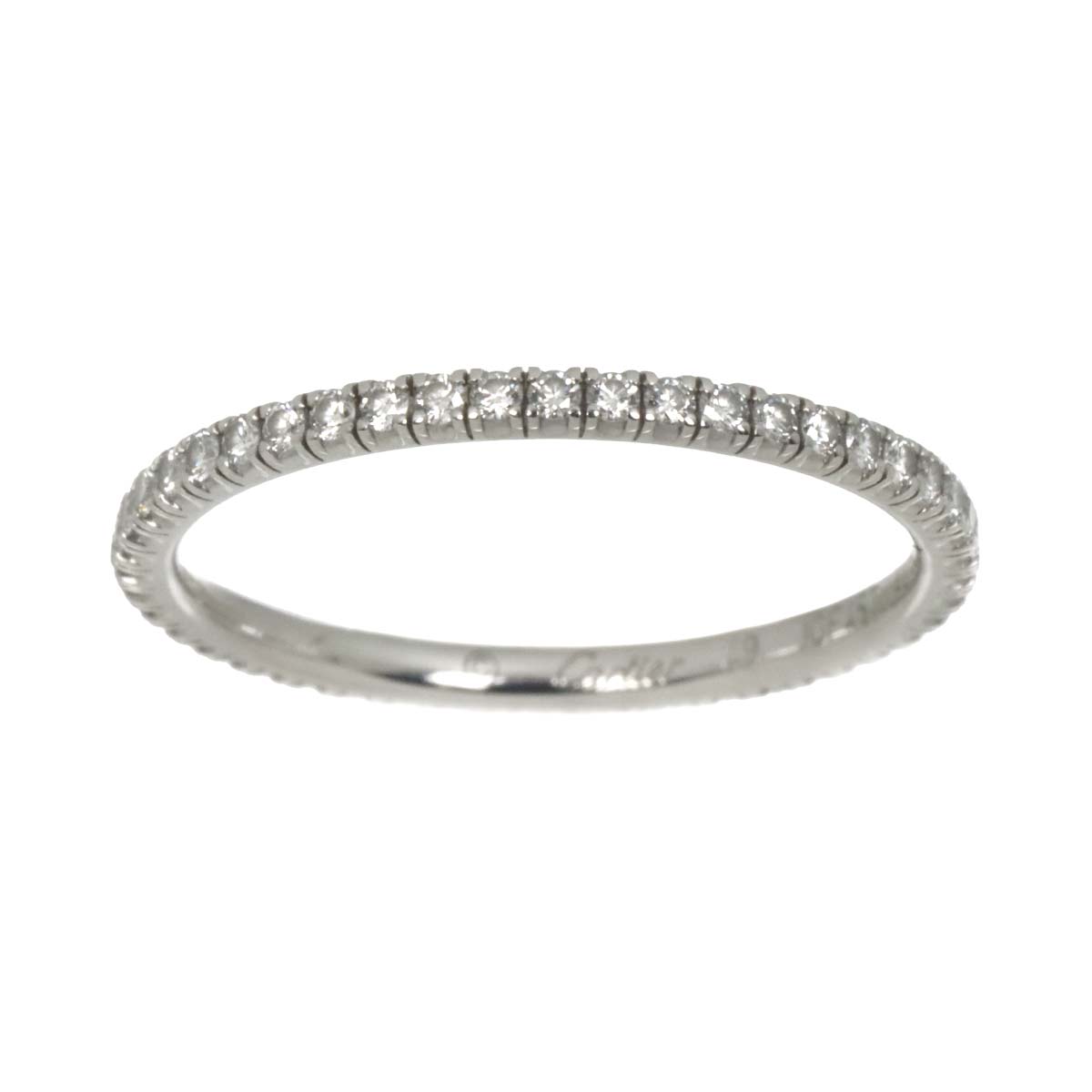 ETINCELLE Full Diamond Ring 18K WG 750 size49 4.75-5(US)