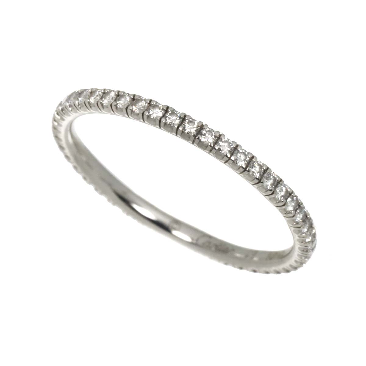 ETINCELLE Full Diamond Ring 18K WG 750 size49 4.75-5(US)