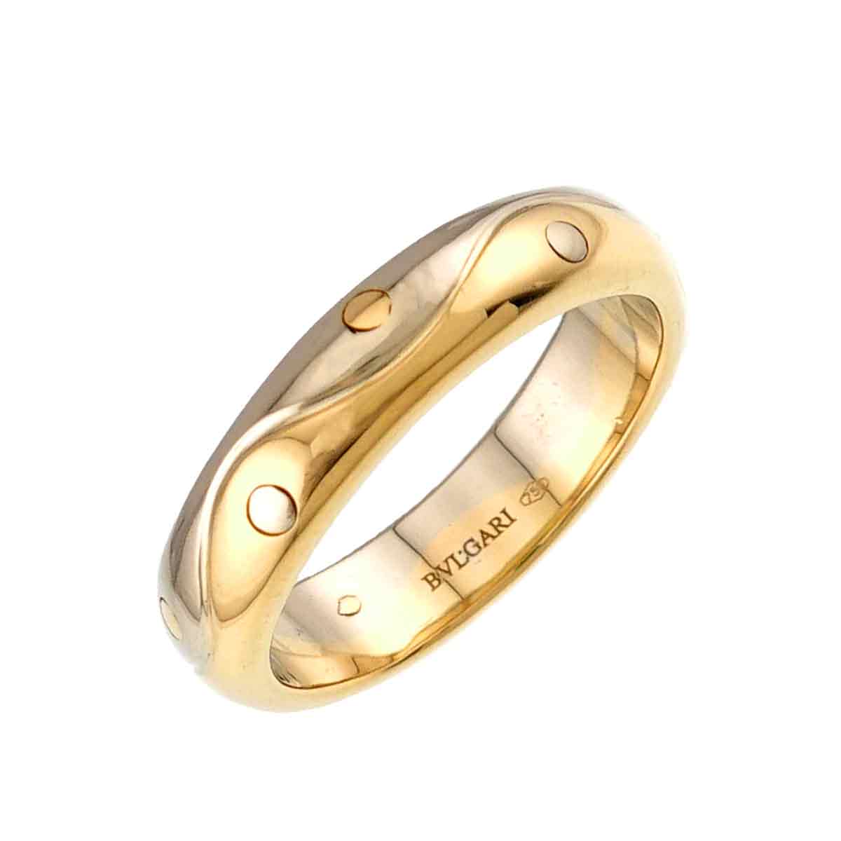 Onda Ring 18K Yellow White Gold 750 Size8-8.25(US)