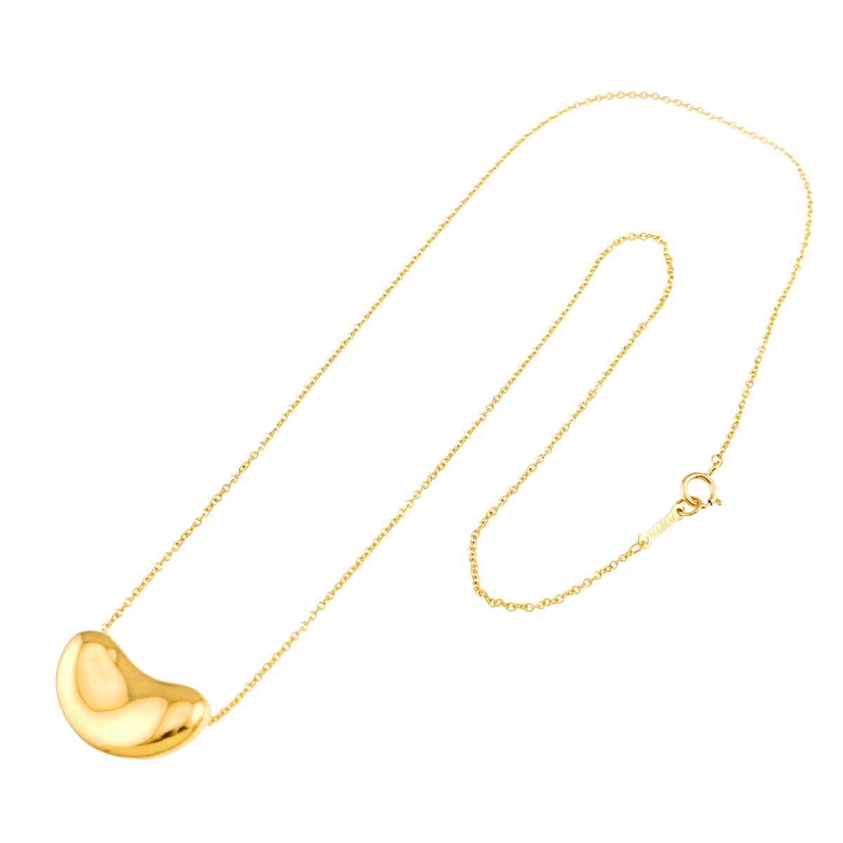 Bean Necklace 18K Yellow Gold 750