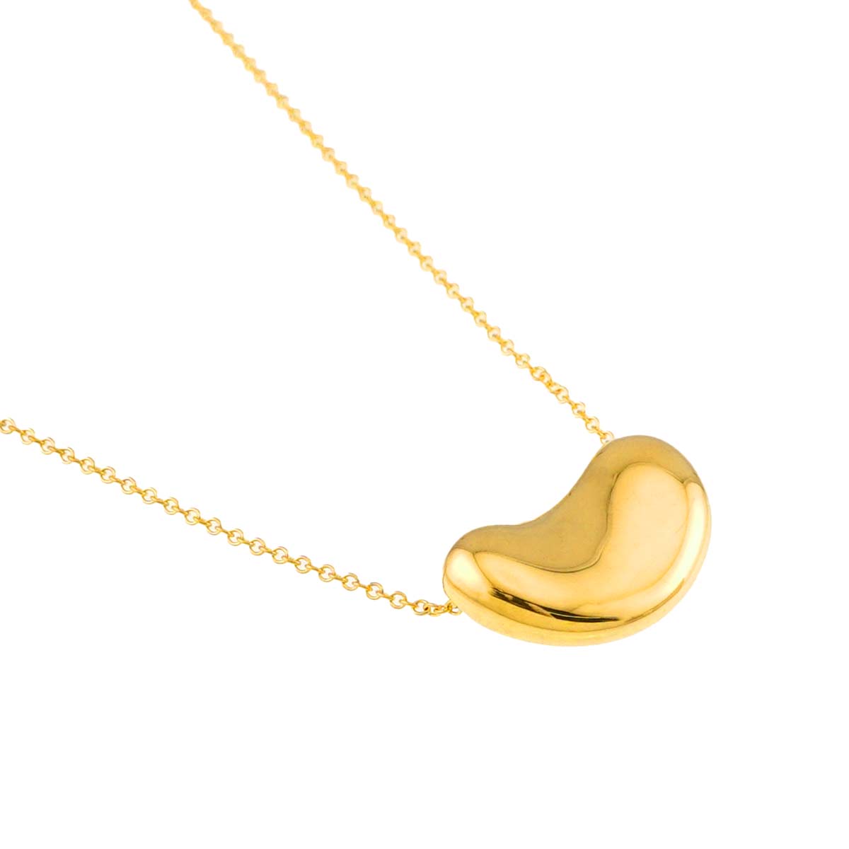 Bean Necklace 18K Yellow Gold 750