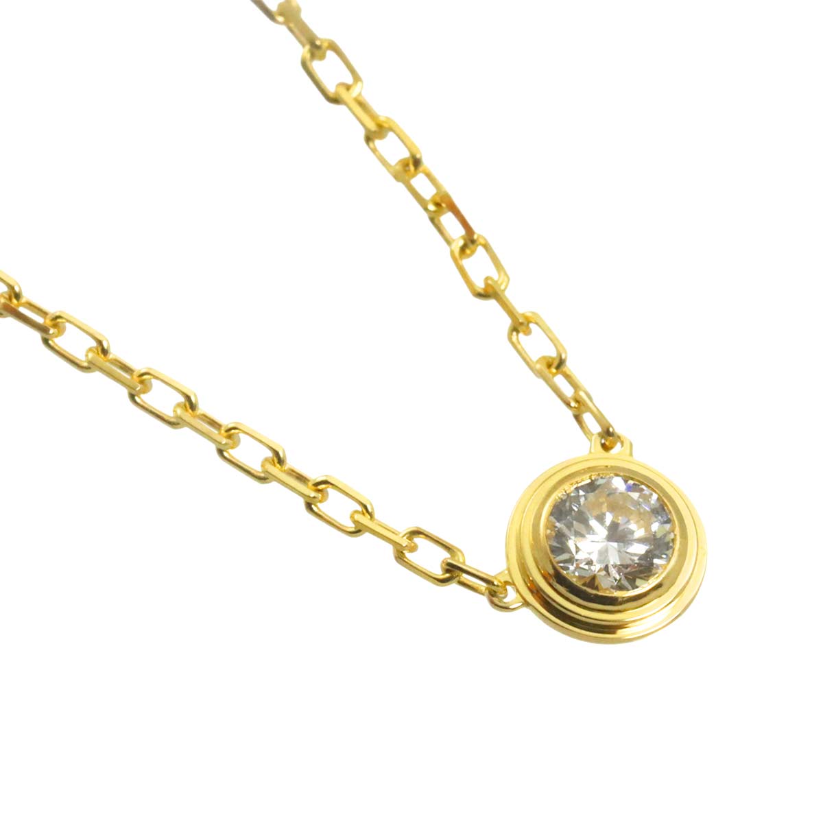 d Amour Diamond Necklace LM 18K Yellow Gold 750
