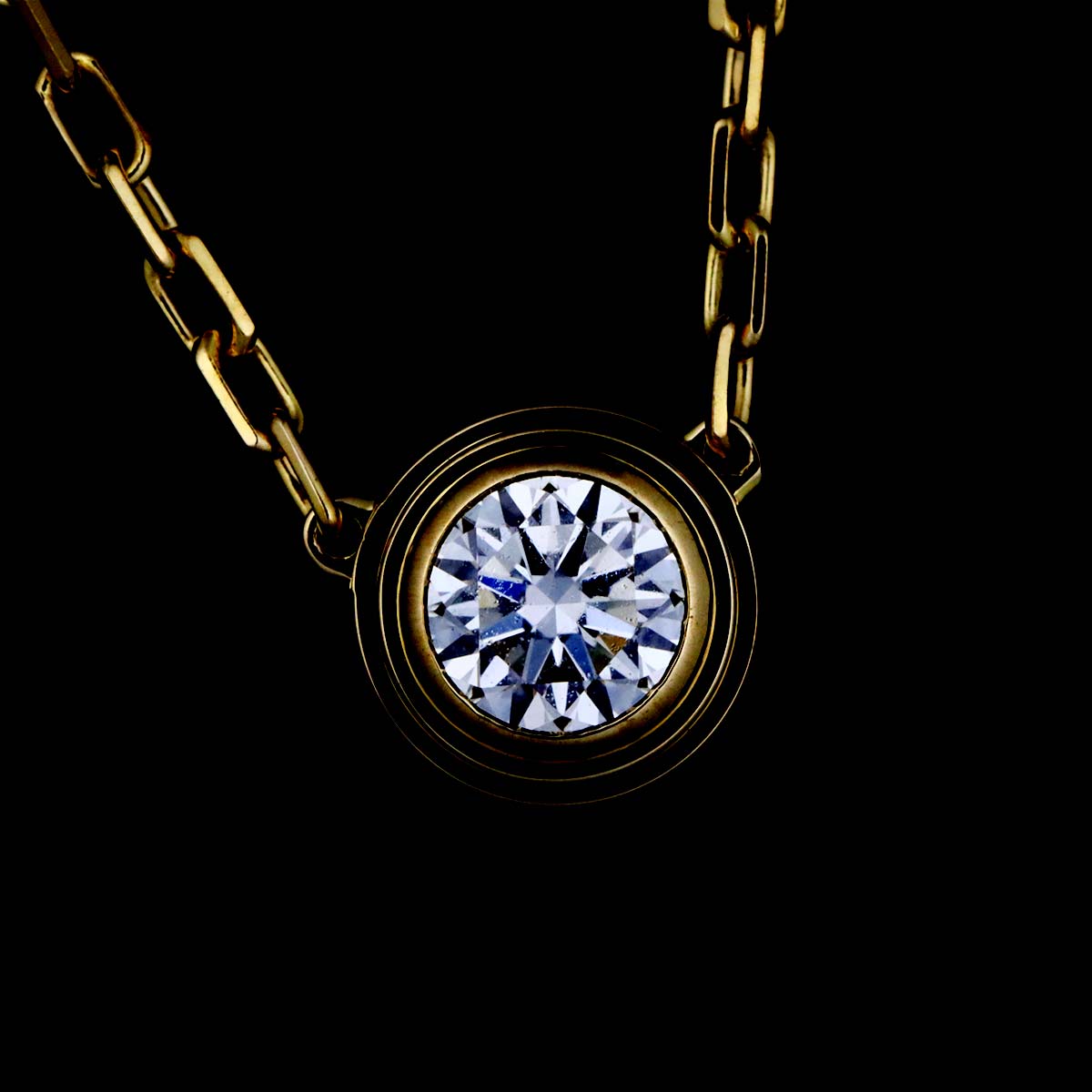 d Amour Diamond Necklace LM 18K Yellow Gold 750