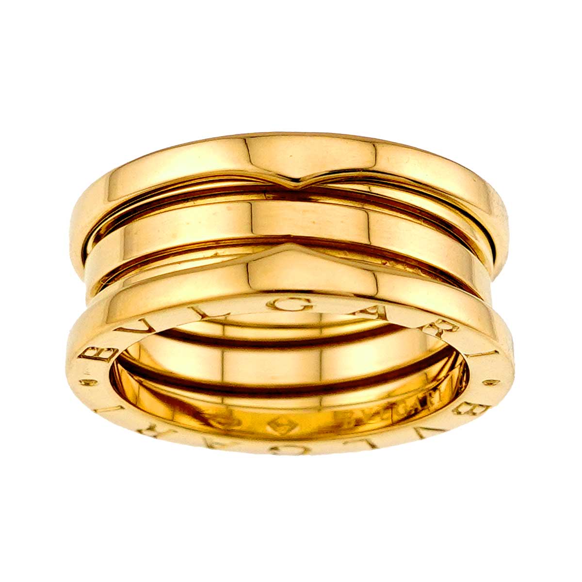 B-ZERO1 3 BAND Ring 18K YG 750 Size53 6(US)