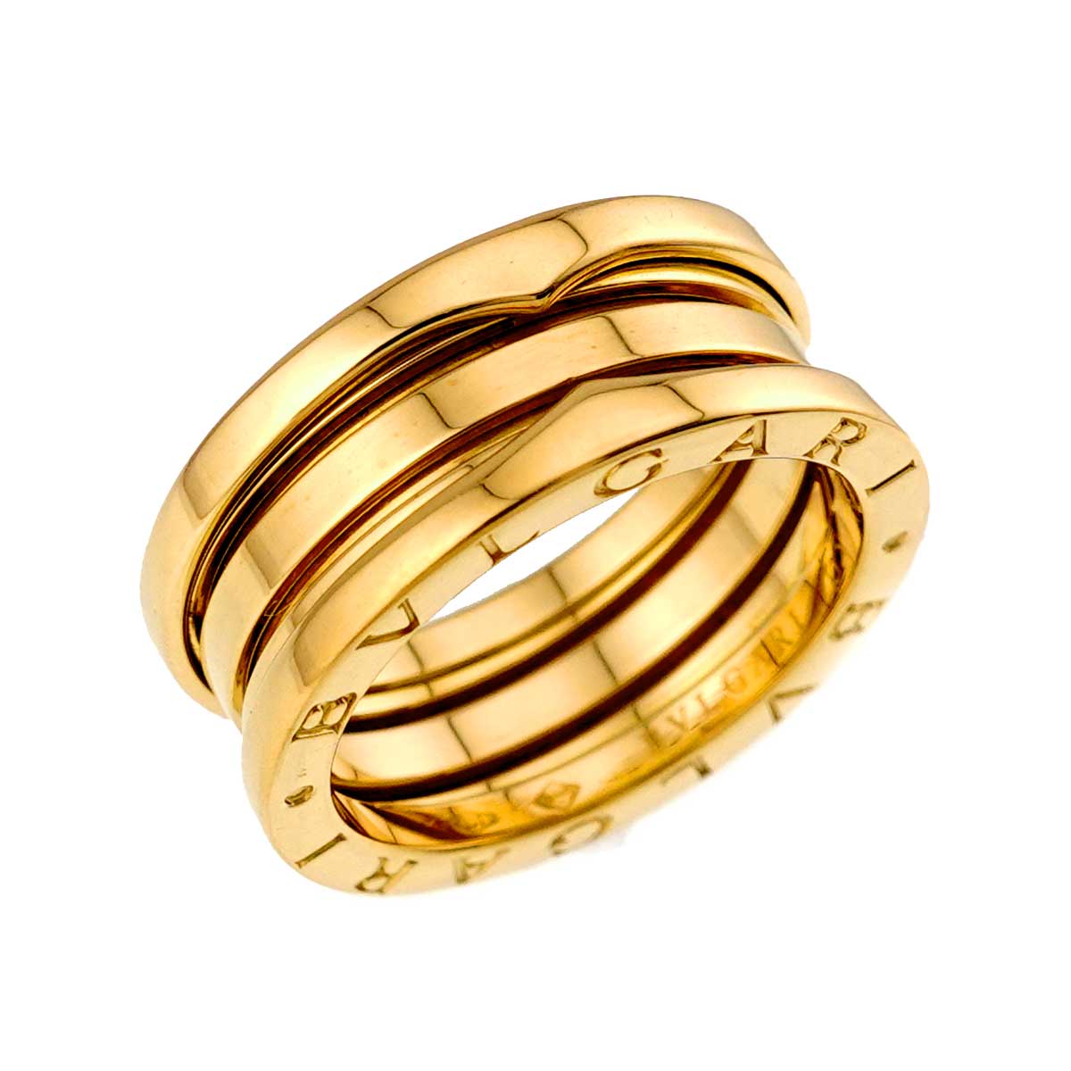 B-ZERO1 3 BAND Ring 18K YG 750 Size53 6(US)