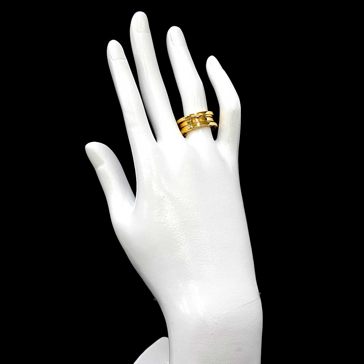 B-ZERO1 3 BAND Ring 18K YG 750 Size53 6(US)