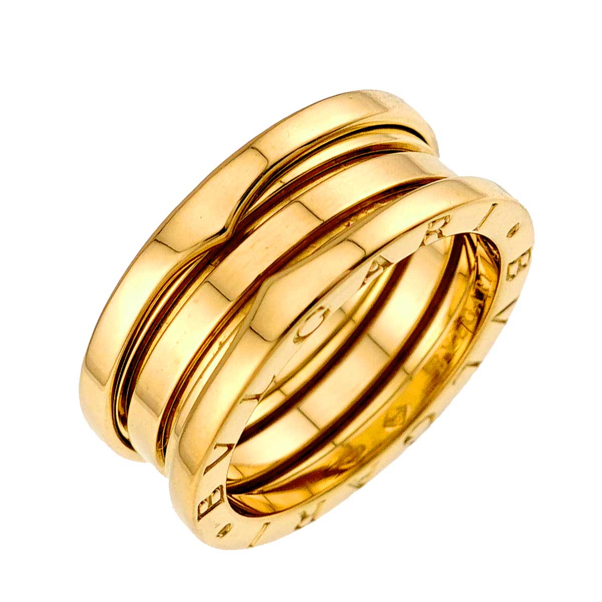 B-ZERO1 3 BAND Ring 18K YG 750 Size53 6(US)
