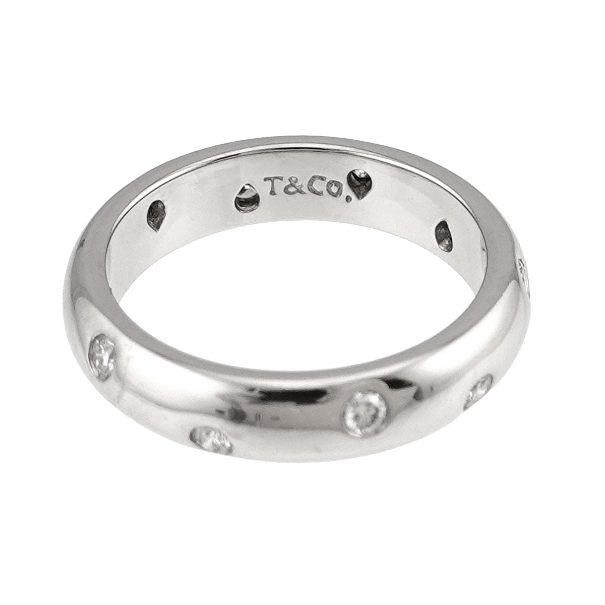 Dots Diamond Ring Platinum Size4.5-4.75(US)