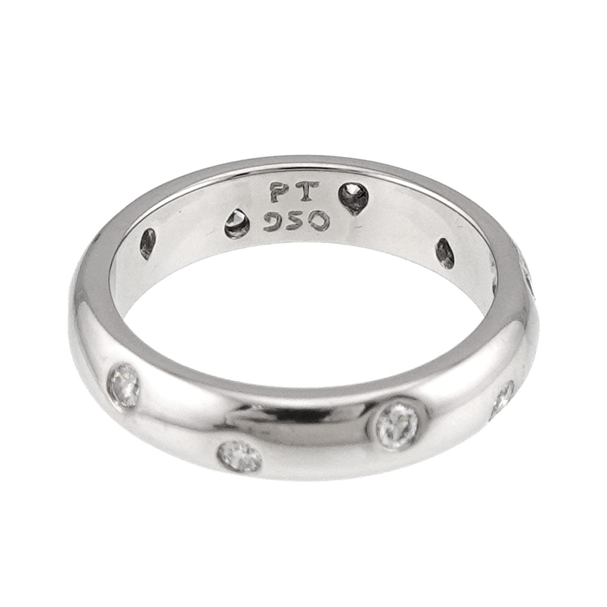 Dots Diamond Ring Platinum Size4.5-4.75(US)
