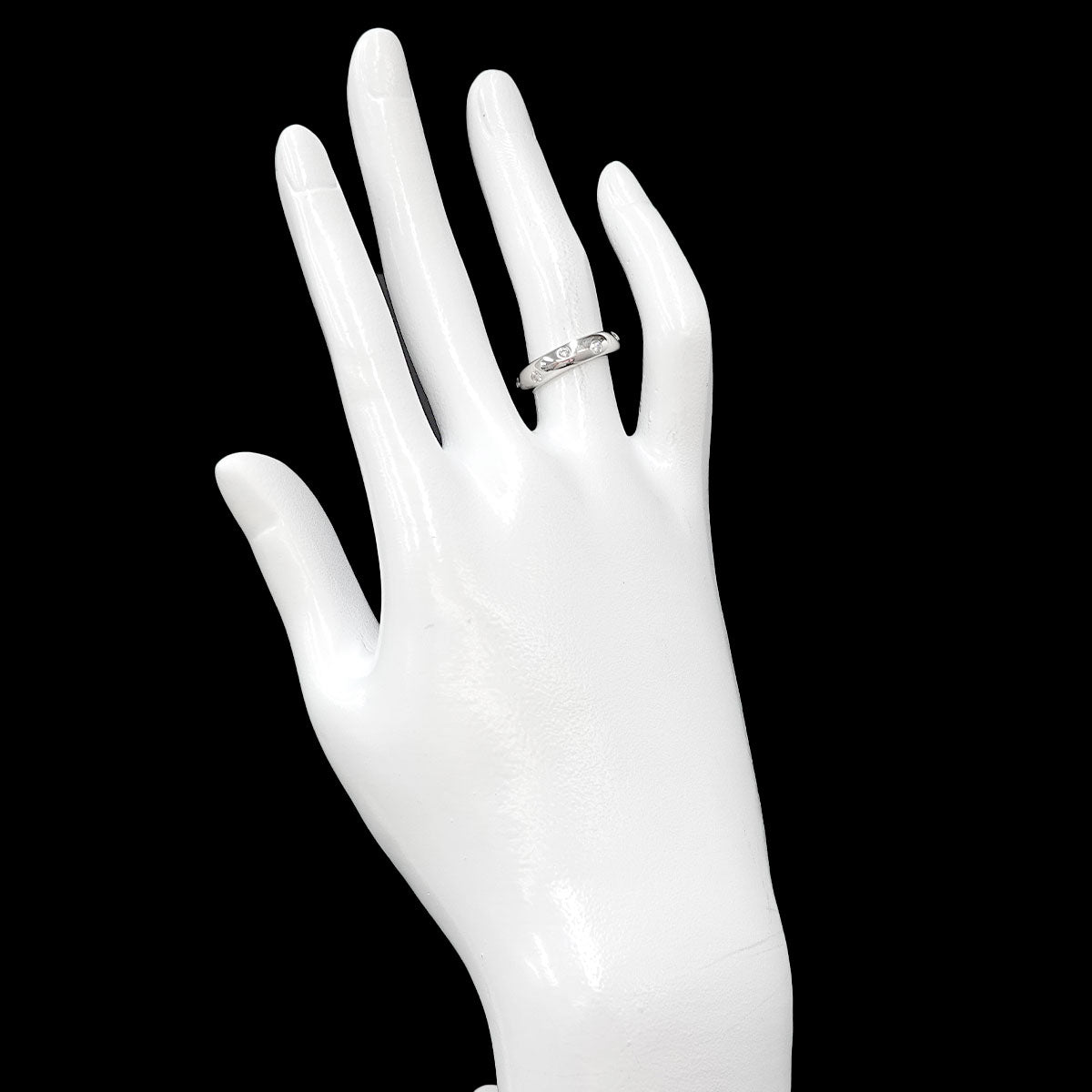 Dots Diamond Ring Platinum Size4.5-4.75(US)