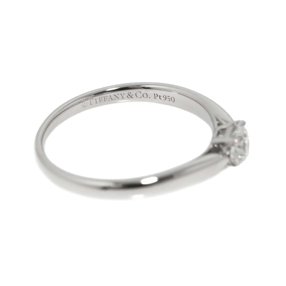 Harmony Diamond 0.31ct I/VVS1/3EX Ring Pt Size4.75-5(US)