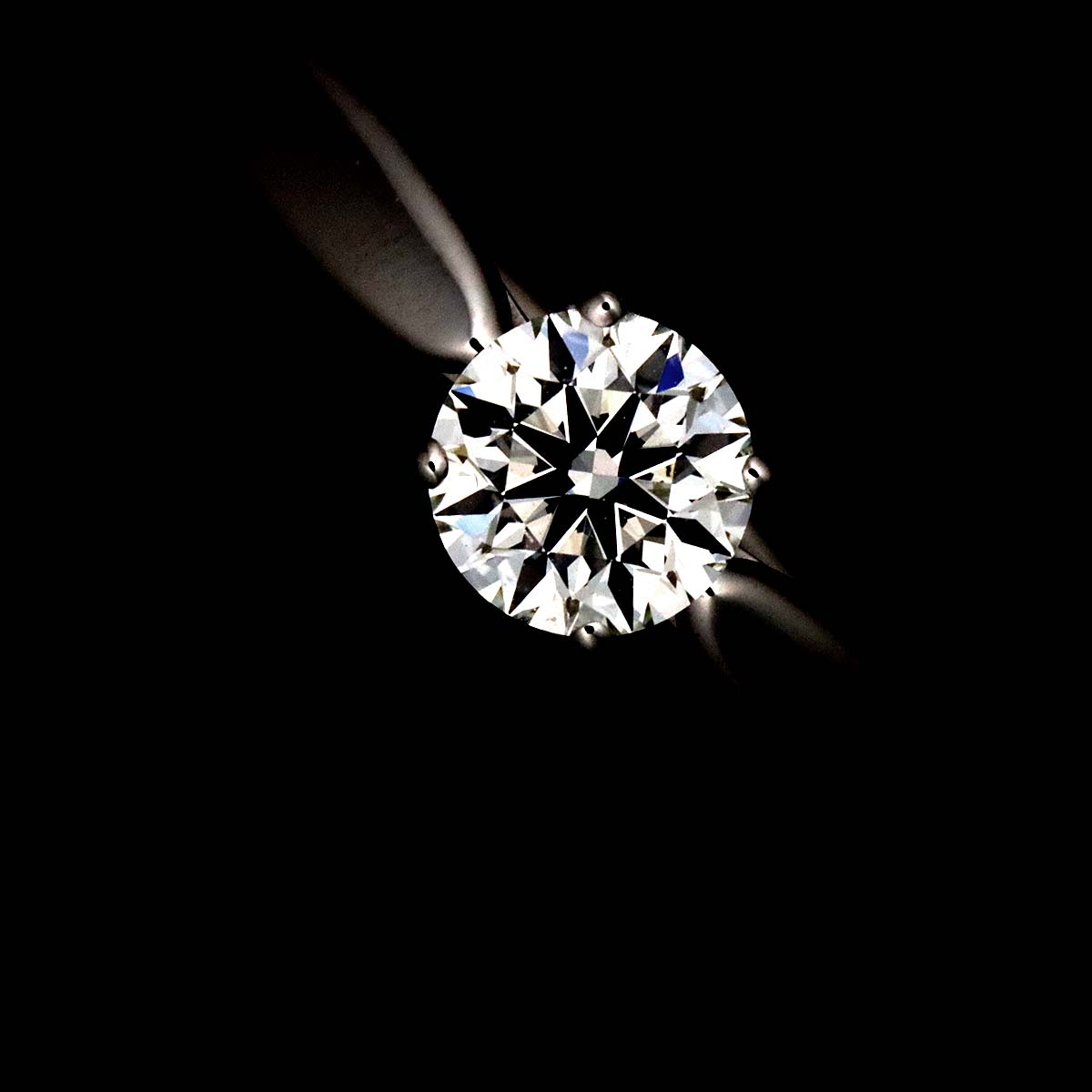 Harmony Diamond 0.31ct I/VVS1/3EX Ring Pt Size4.75-5(US)