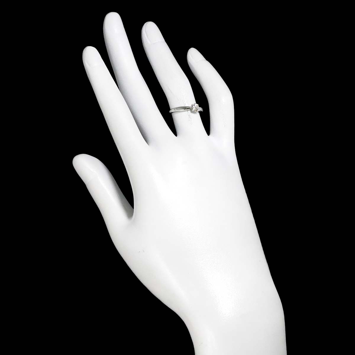 Harmony Diamond 0.31ct I/VVS1/3EX Ring Pt Size4.75-5(US)