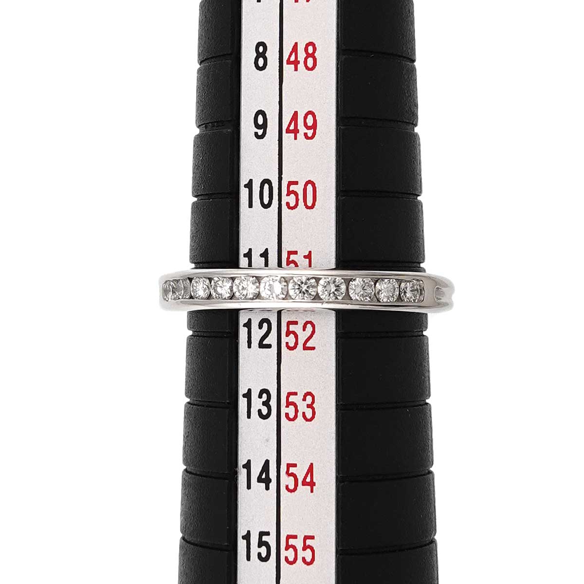Half Diamond Ring Pt Platinum size5.75-6(US)
