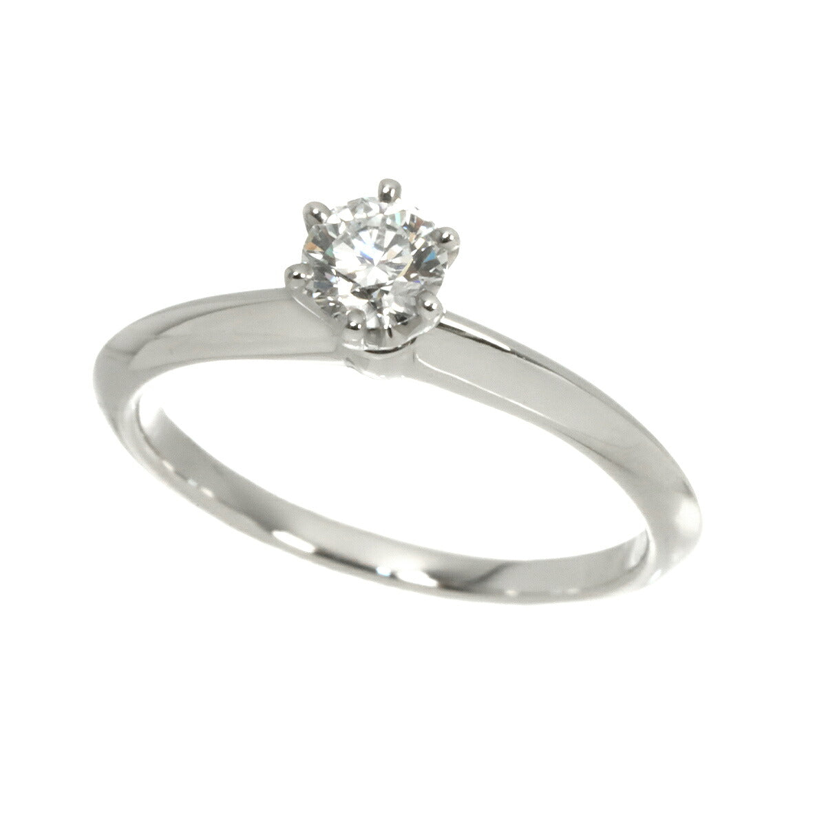 Diamond 0.31ct H/VS1/3EX Ring Platinum Size5.25(US)