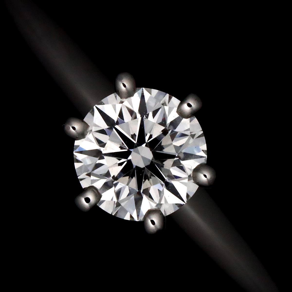 Diamond 0.31ct H/VS1/3EX Ring Platinum Size5.25(US)