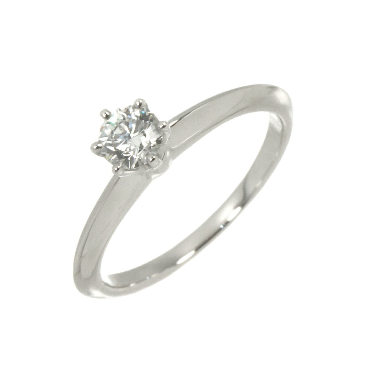 Diamond 0.31ct H/VS1/3EX Ring Platinum Size5.25(US)