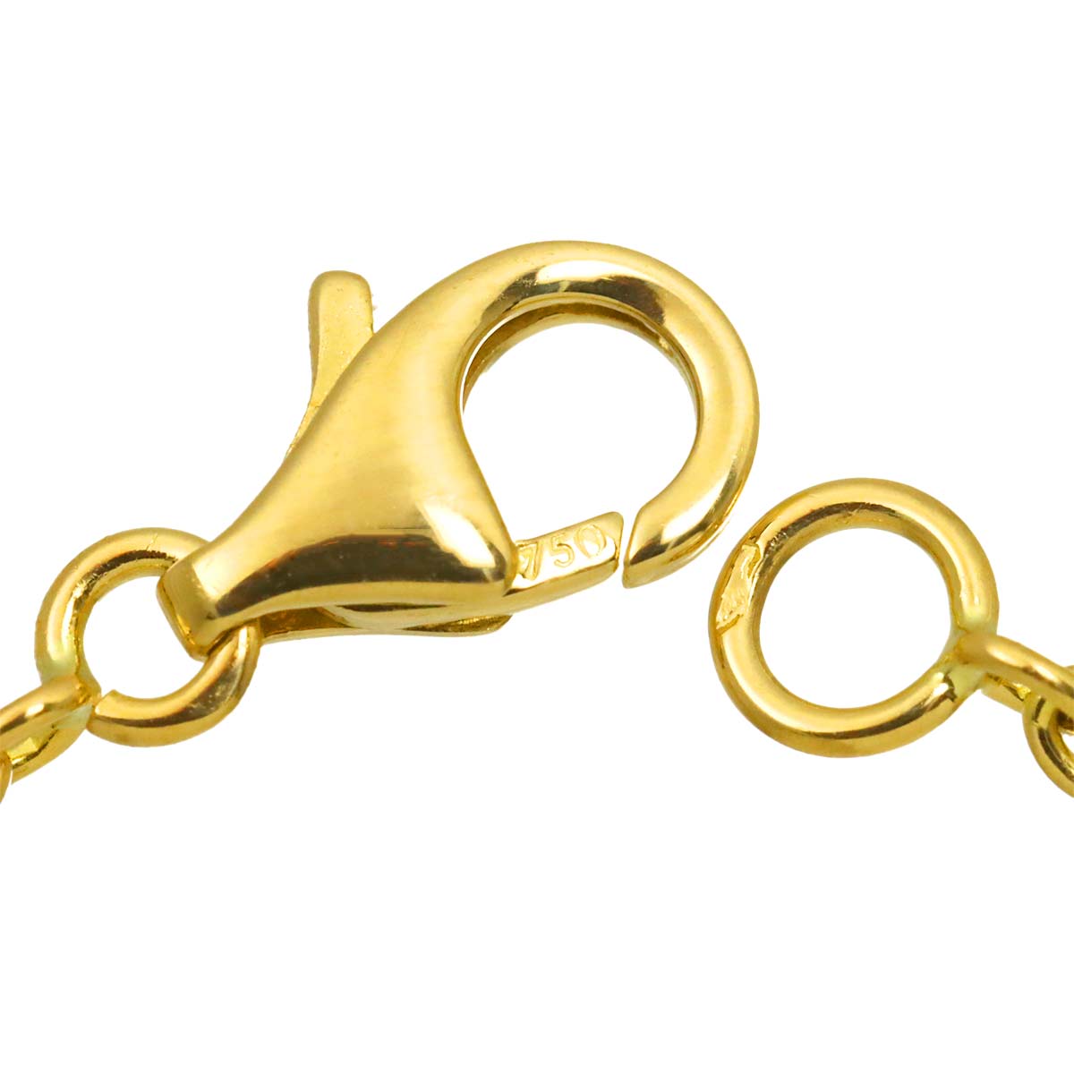 Pure Alhambra MOP Necklace 18K Yellow Gold 750