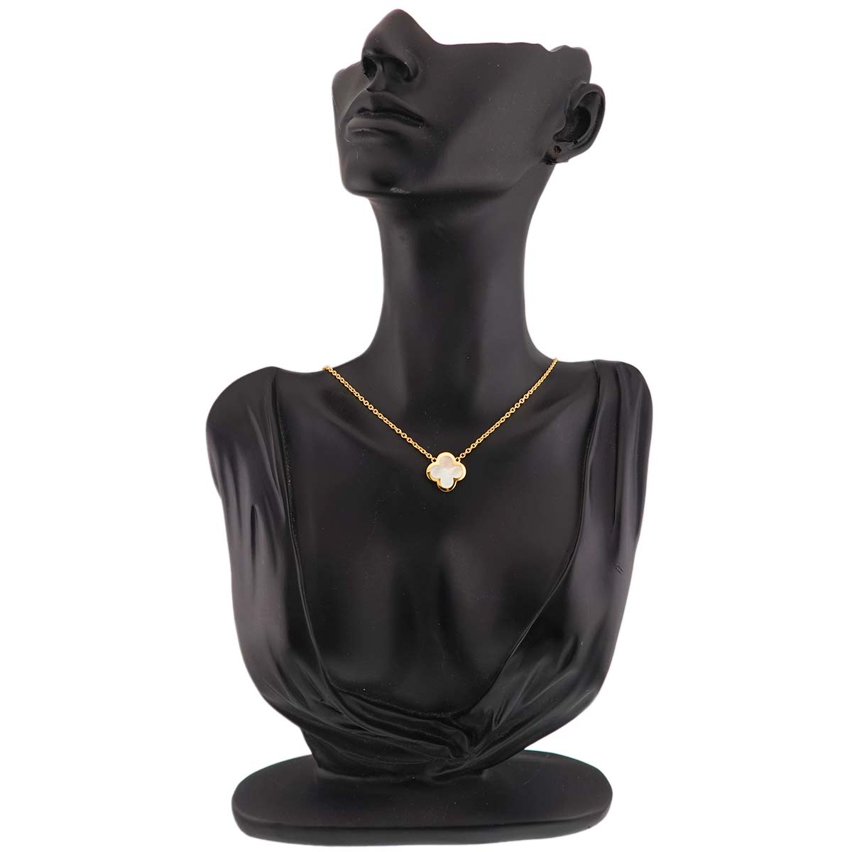 Pure Alhambra MOP Necklace 18K Yellow Gold 750