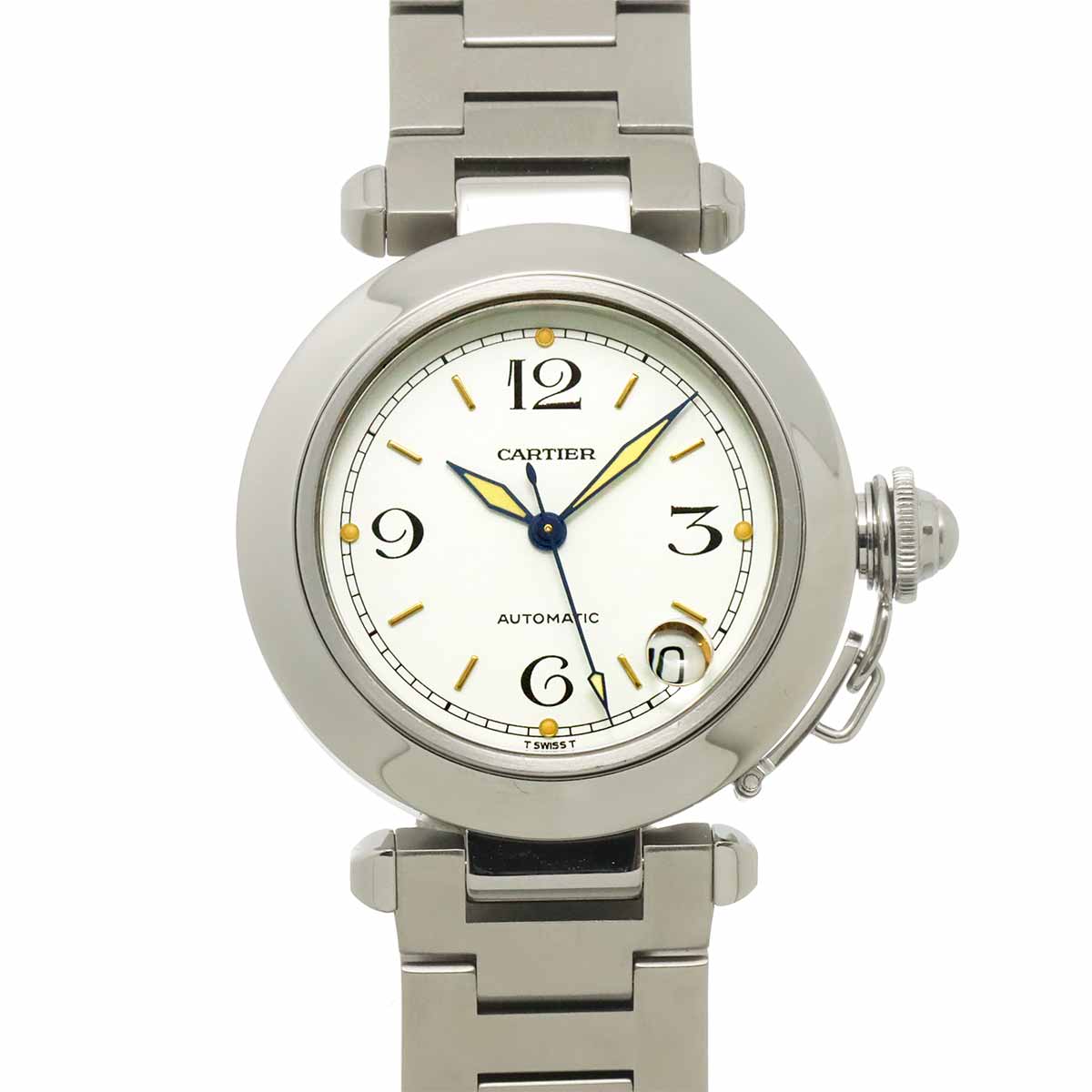 Pasha C W31015M7 Date Automatic White Dial Boys Wrist Watch