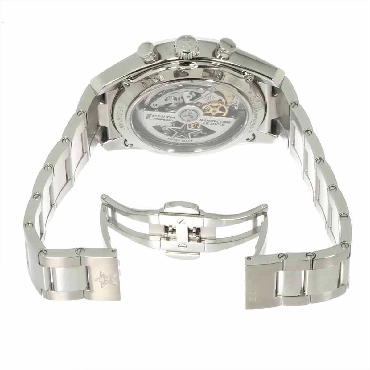 El Primero 36000VPH 03.2040.400 Date Silver Dial Mens Watch