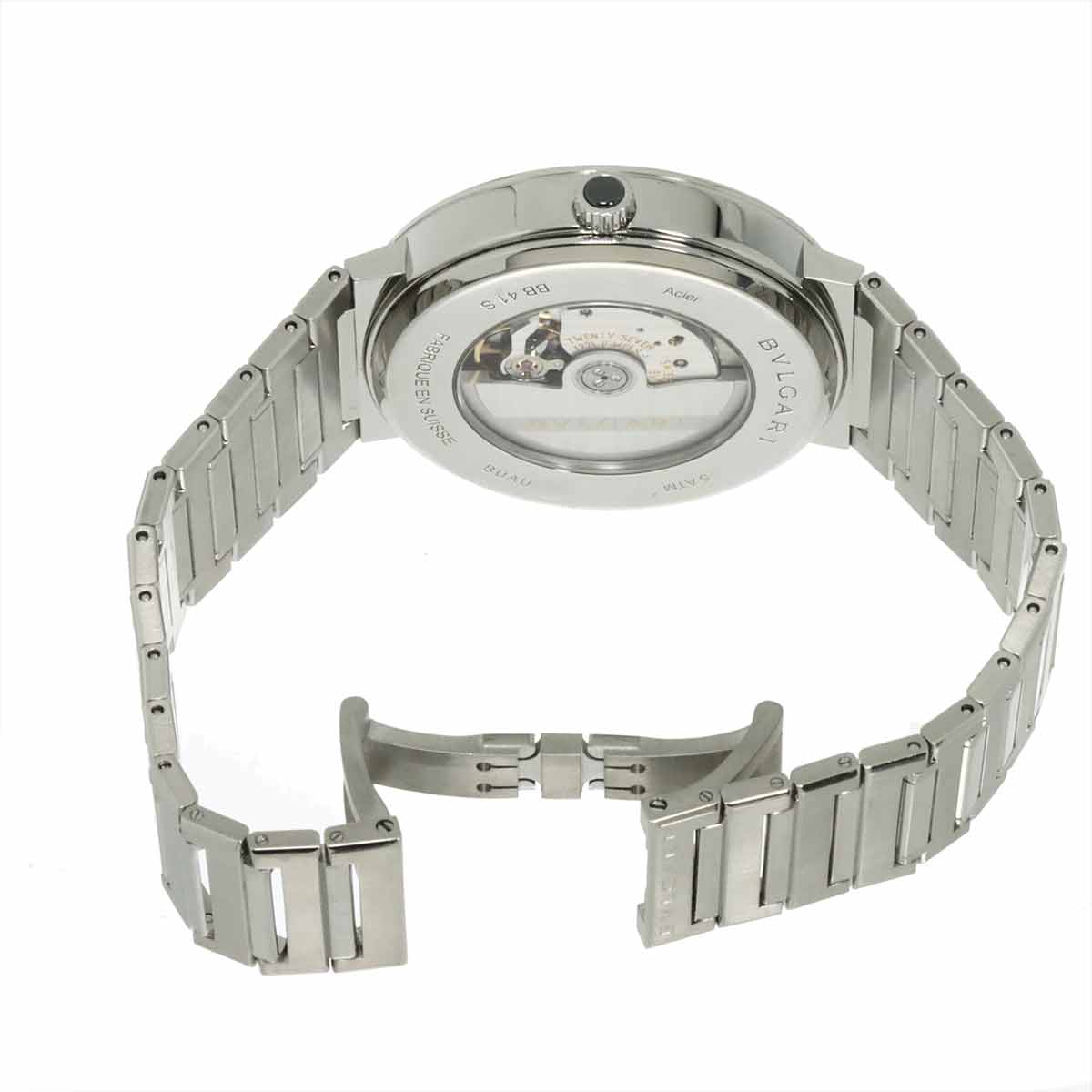 BVLGARIBVLGARI BB41S Automatic Date Blue Dial Mens Watch