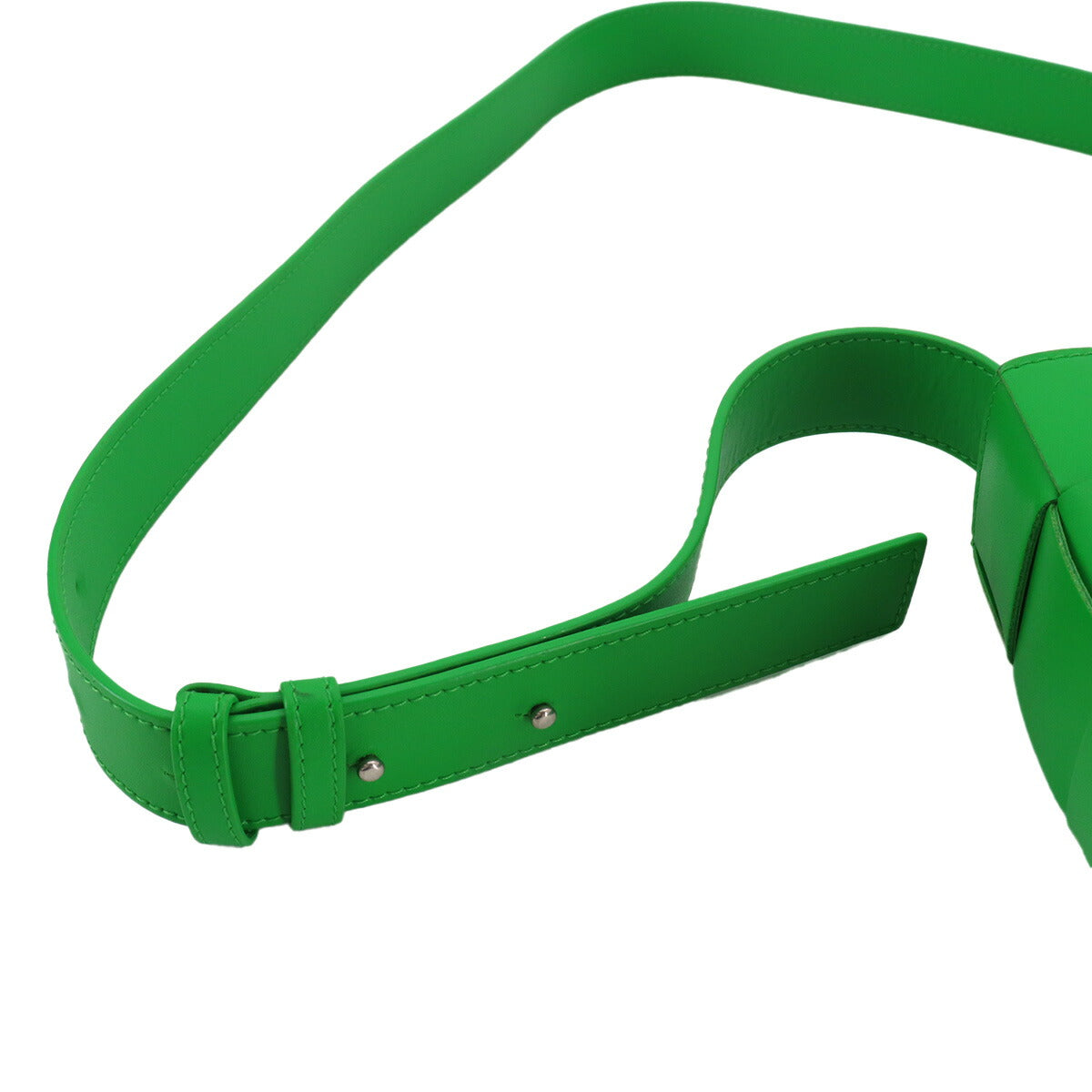 Intrecciato Mini Cassette Shoulder Bag Green 729298