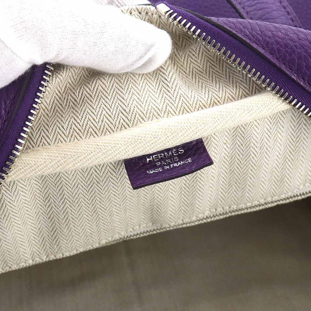 Victoria2 35 Hand Bag Togo Ultra violet Purple