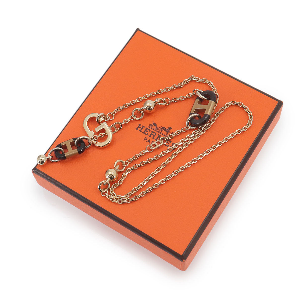Sur Mer Necklace Buffalo Horn Gold Brown Accessory