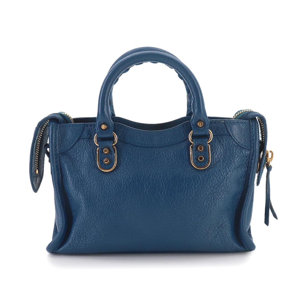 Classic Nano City 2way Hand Shoulder Bag 505982 Blue Purse