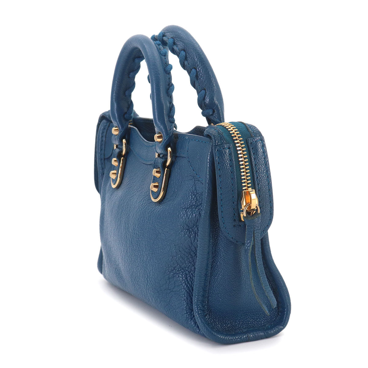 Classic Nano City 2way Hand Shoulder Bag 505982 Blue Purse