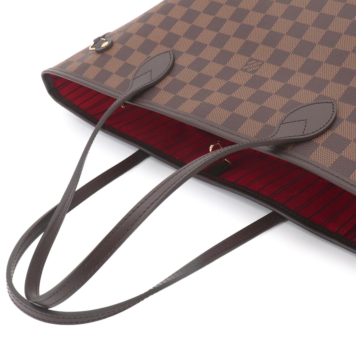Damier Neverfull MM Tote Bag Ebene Cerise N40599 Purse