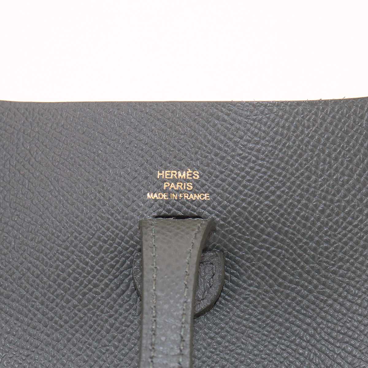Evelyne Sellier 16 TPM Shoulder Bag Epsom Vert Mangrove